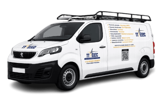 Camionnette TT Elec — Électricien à Bruxelles